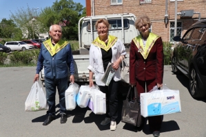 ​Серебряные добровольцы посетили "хосписы" Владивостока 1