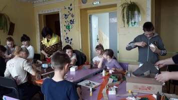 16 февраля серебряные волонтеры Черниговского района посетили детей в школе-интернете 3