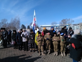 Серебряные Арс—волонтеры приняли участие в митинге, посвящённом дню воина-интернационалиста 2