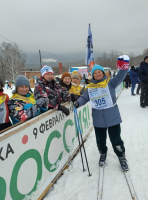 Волонтеры приняли участие в Лыжне России 1