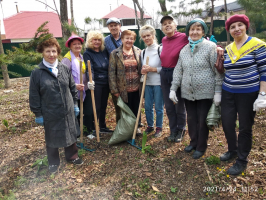 Серебряные добровольцы Приморья приняли участие во Всероссийском субботнике 7