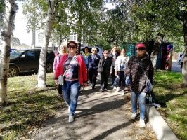 Акция «3000 шагов к здоровью» серебряных волонтёров Уссурийска 3