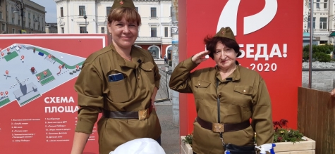 Серебряные волонтеры участвовали в мероприятиях, посвященных 75-летию окончания Второй мировой войны